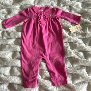 Pink one piece outfit 9 month girls new
